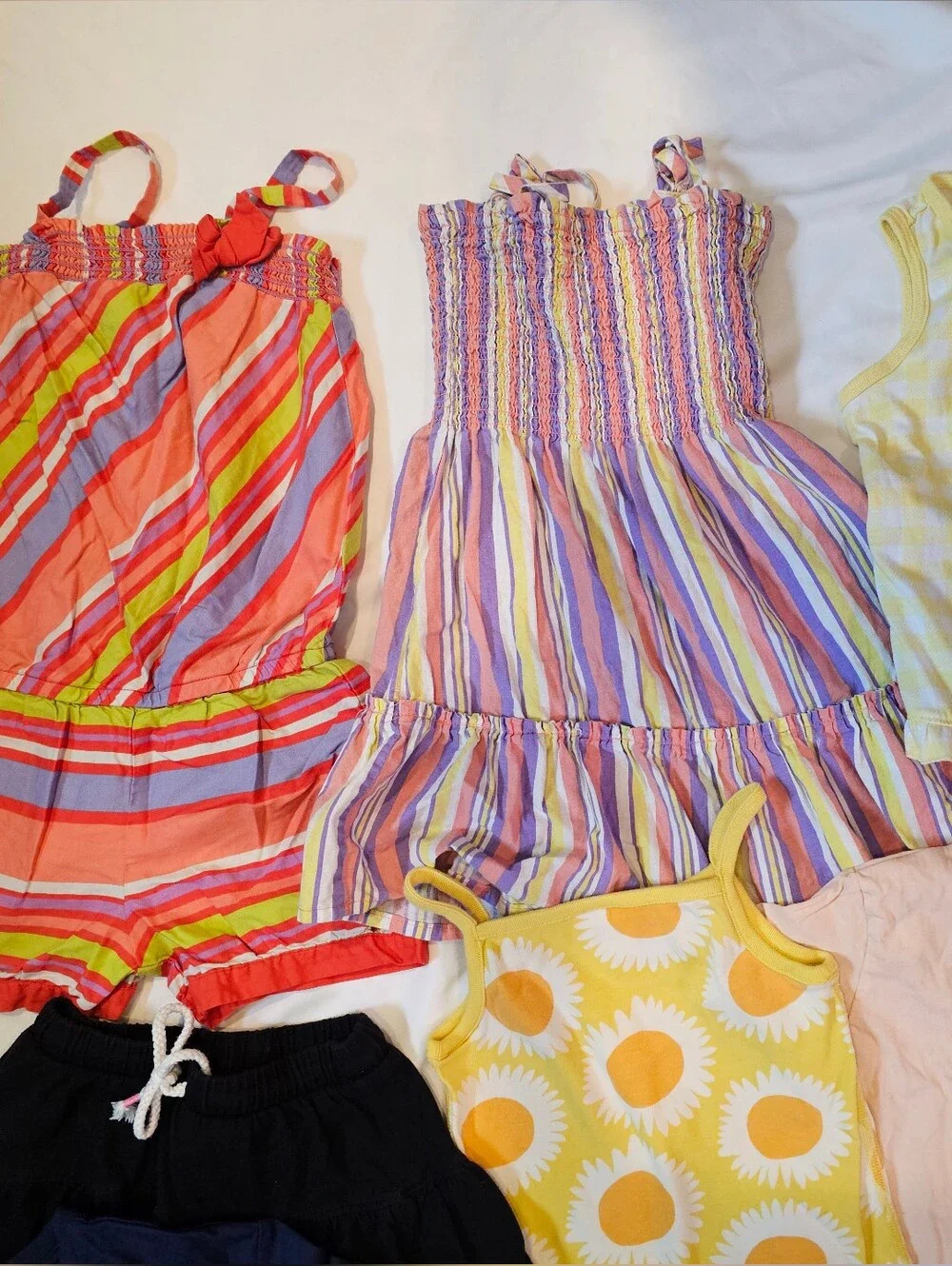 Set Of Girls Summer Clothes- 5T And 5/6